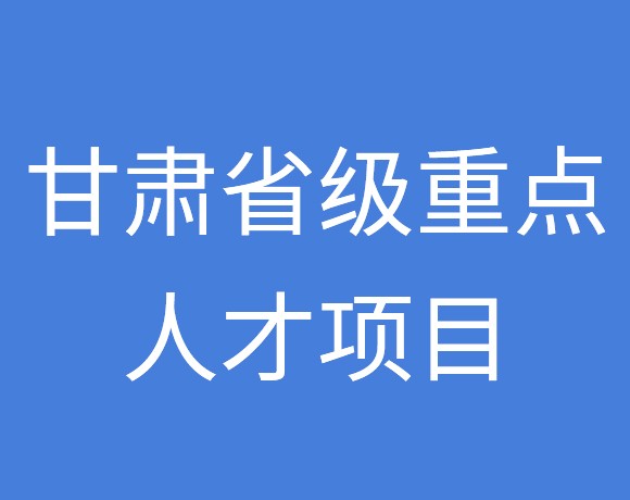 喜报 甘肃Z6尊龙中能氢能源科技有限公司荣获甘肃省级重点人才项目